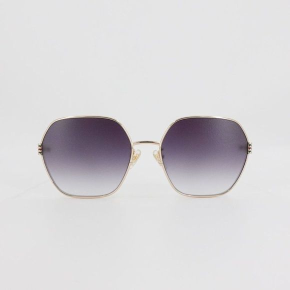 Gucci GG1285 Women's Square Sunglasses Black - Picture 3 of 14